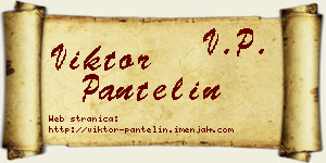 Viktor Pantelin vizit kartica
